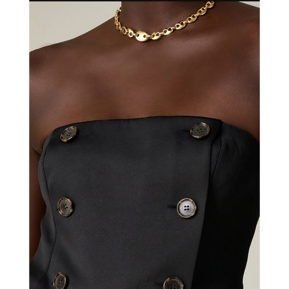 Christopher John Rogers X J.Crew Sculpted Dress in Duchesse Satin - Picture 2 of 14